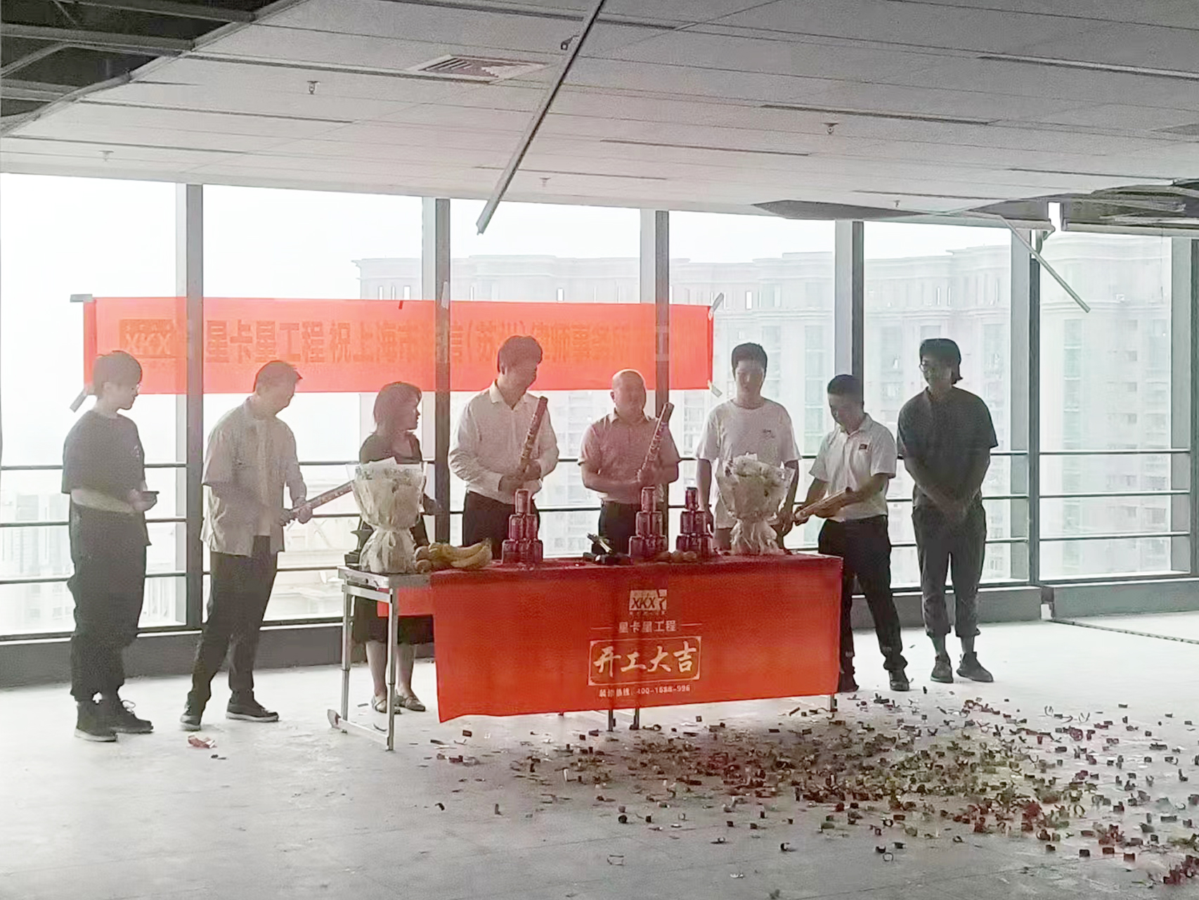辦公室裝修|【高新區(qū)天都大廈】上海市浩信（蘇州）律師事務(wù)所辦公室裝修開工大吉！